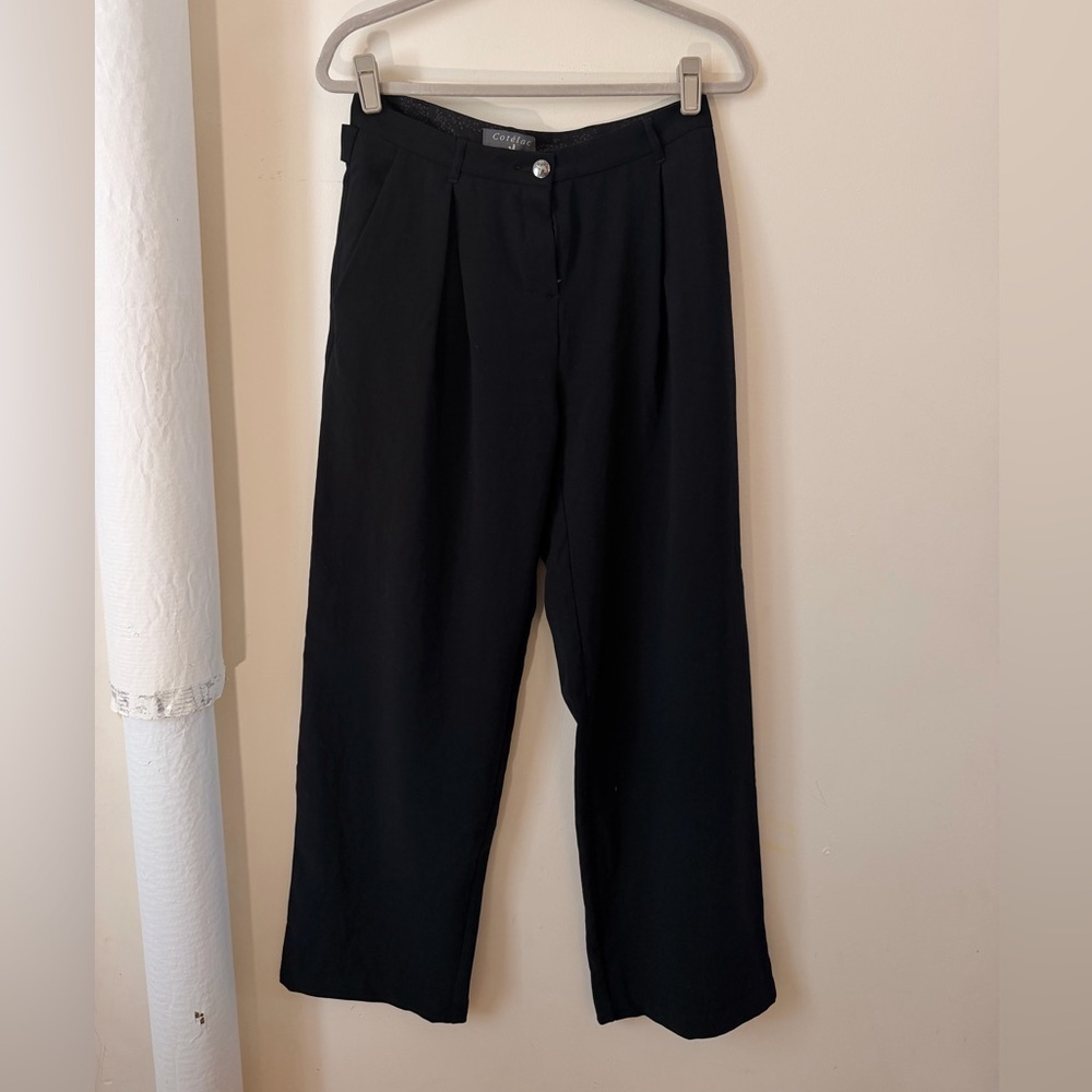 Cotélac Black Tailored Trousers
